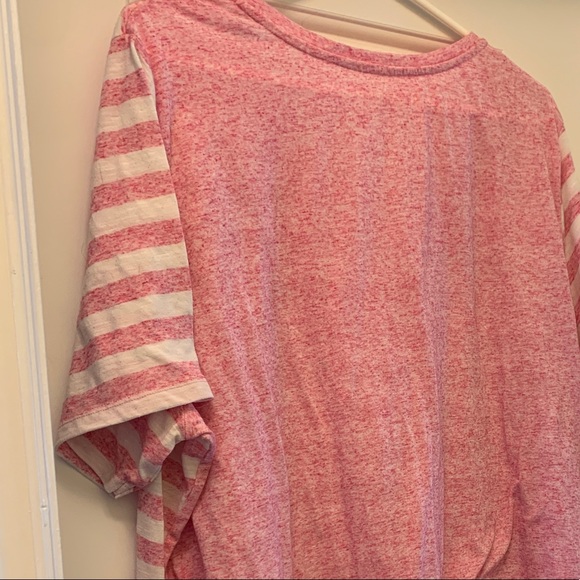 Pink stripped t shirt - Picture 3 of 3